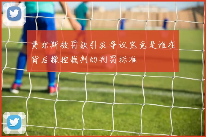 费尔斯被罚款引发争议究竟是谁在背后操控裁判的判罚标准